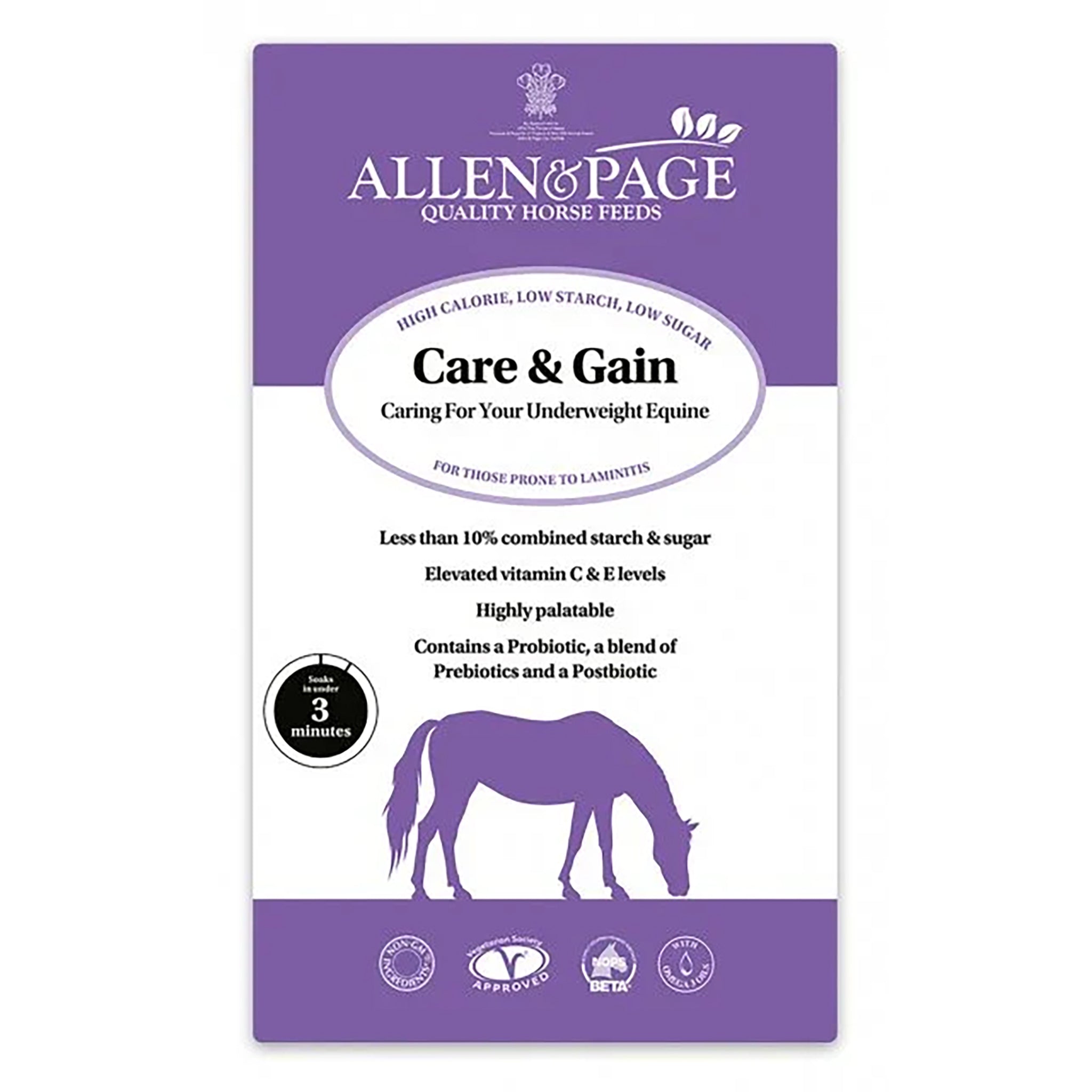 Allen & Page care & gain