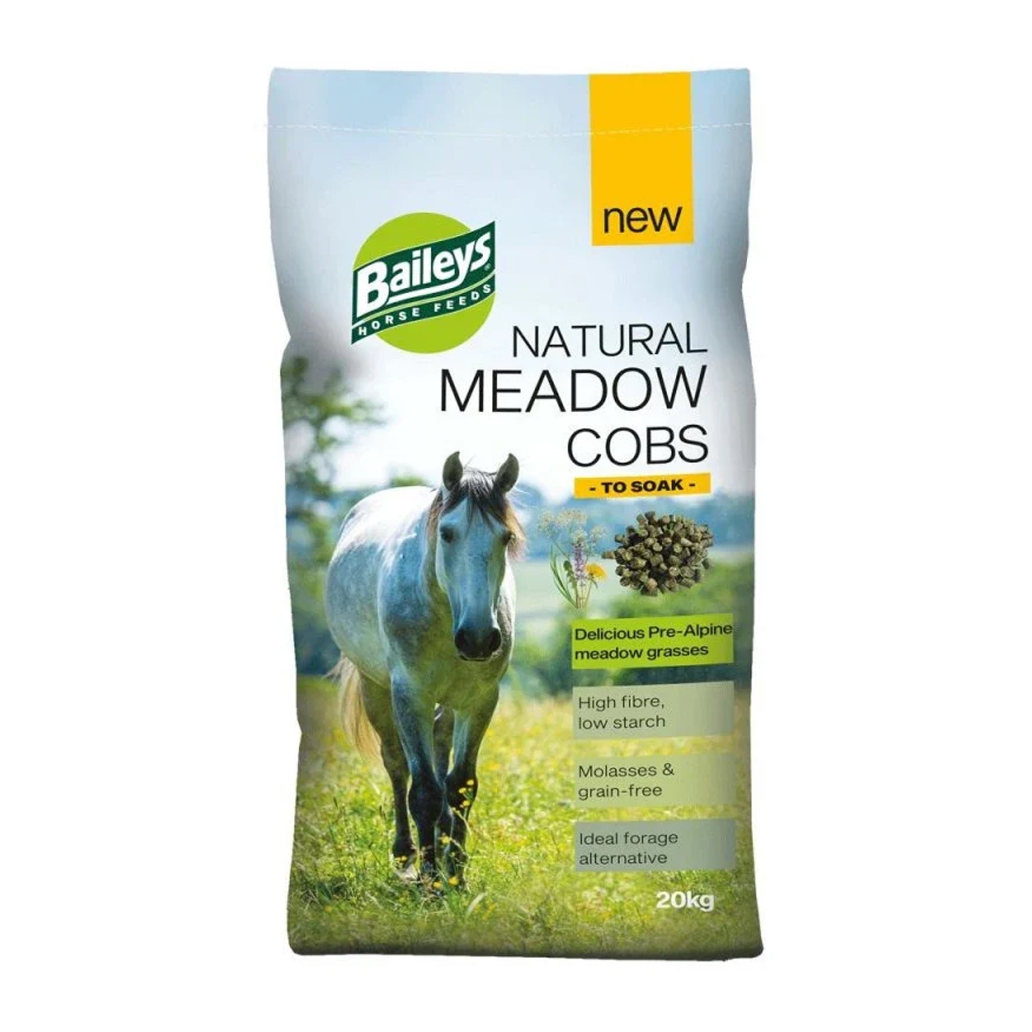 Baileys natural meadow cobs 20kg