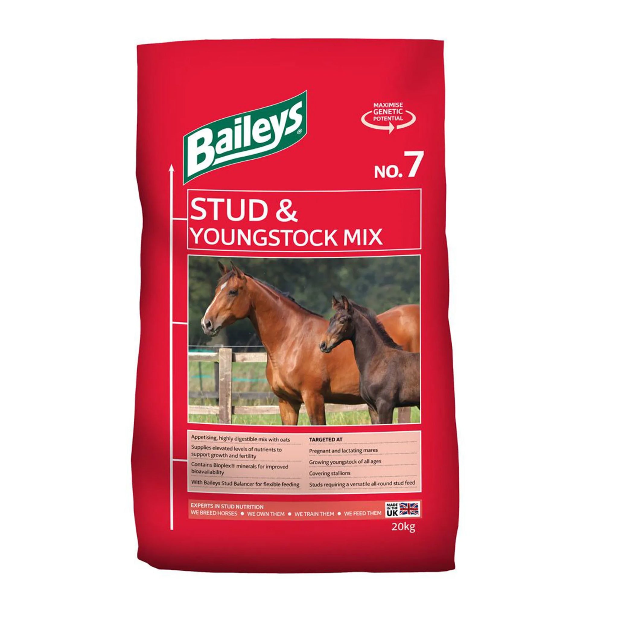 Baileys no7 stud & youngstock mix 20kg